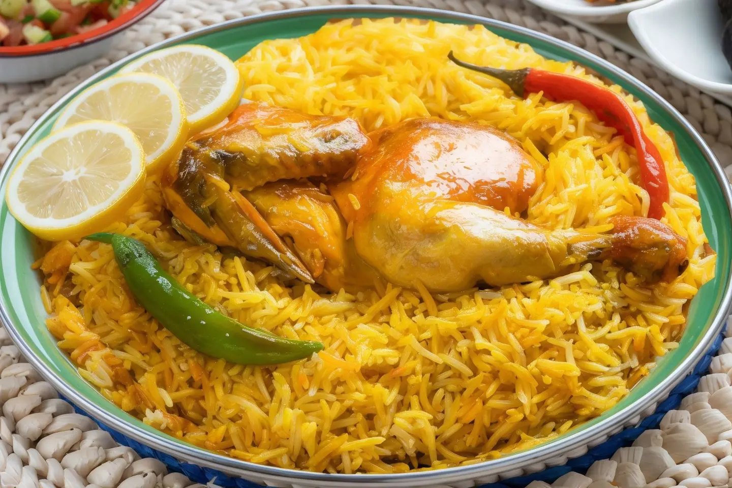 Mandi Hab And Dihin - Half A Chicken