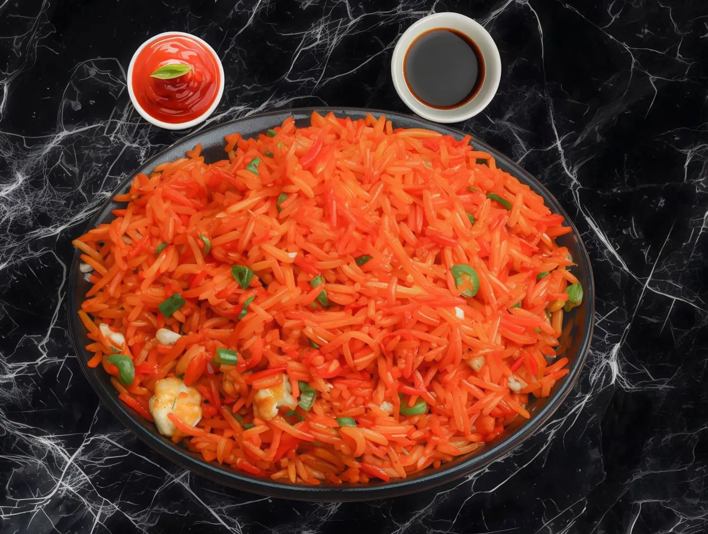 أرز مقلي بالدجاج شيزوان