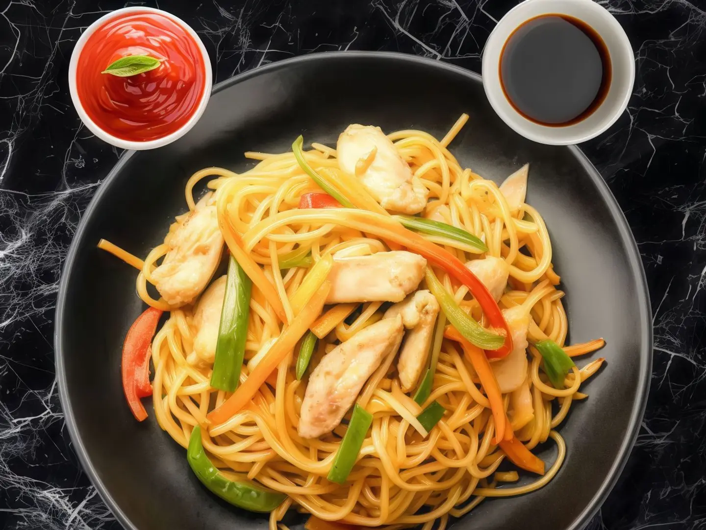 نودلز الدجاج