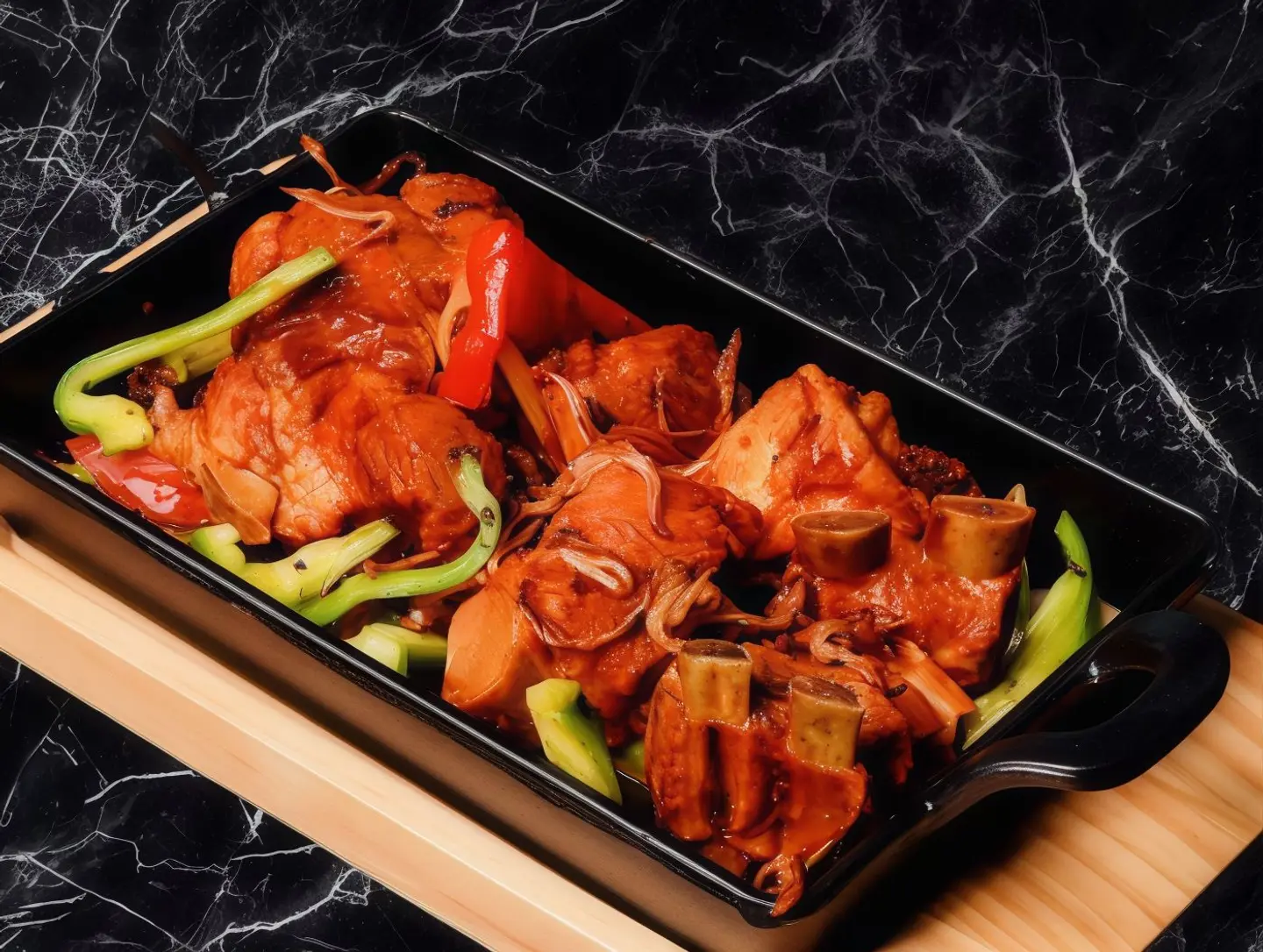 لحم غنم روست