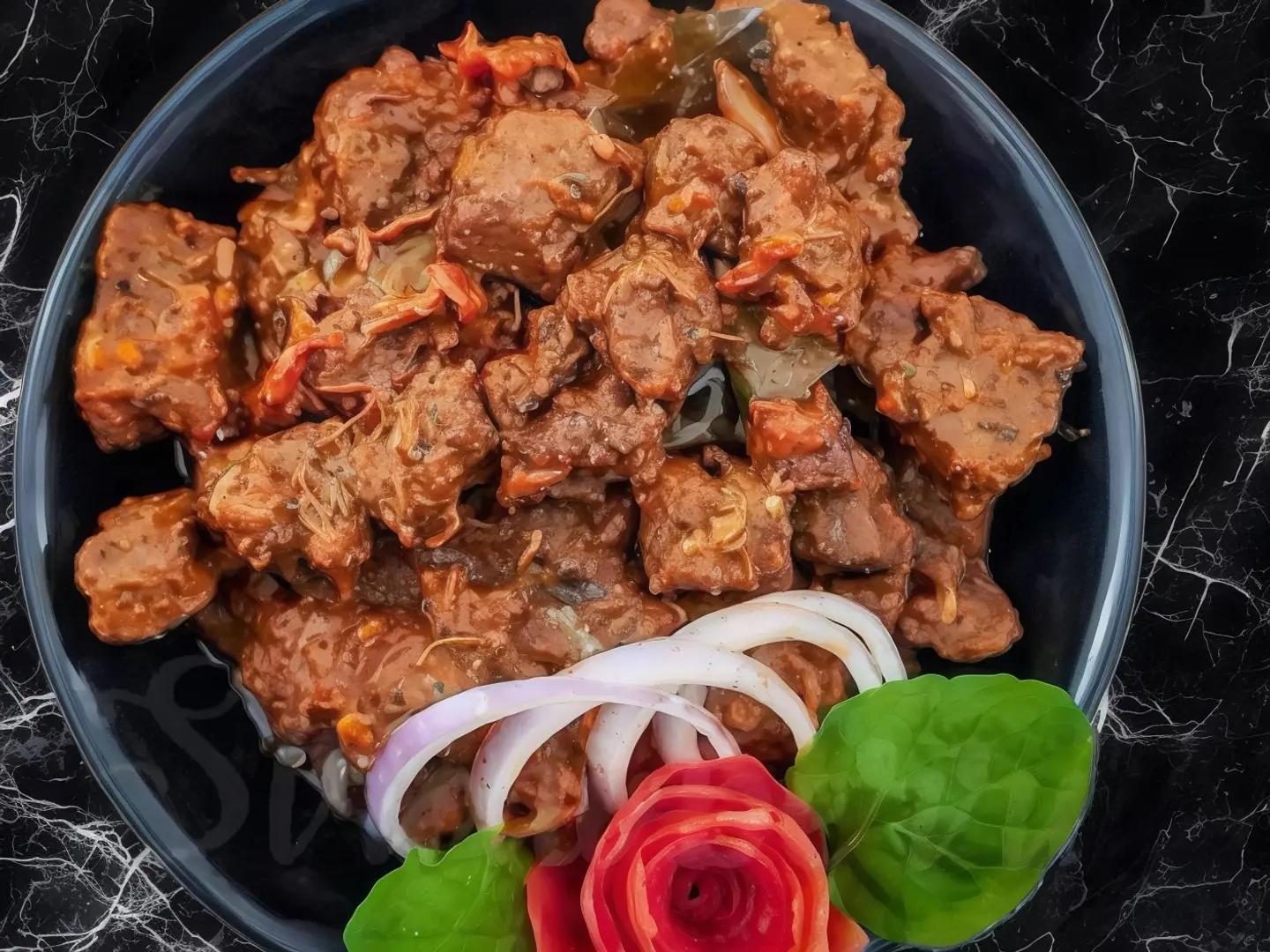 لحم بقر مقلي