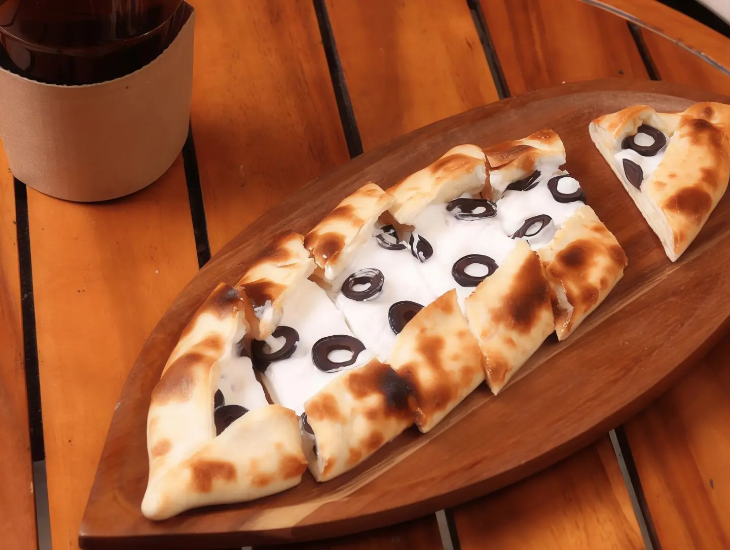 Labneh Pie With Olives