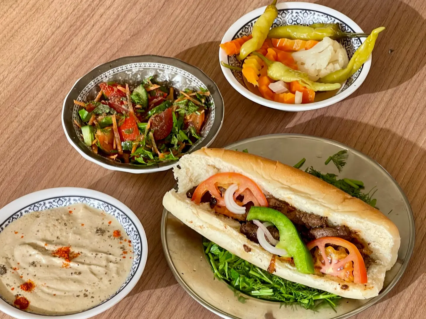 Sandwich Meal (Sausage, Liver, Chicken, Or Kofta)