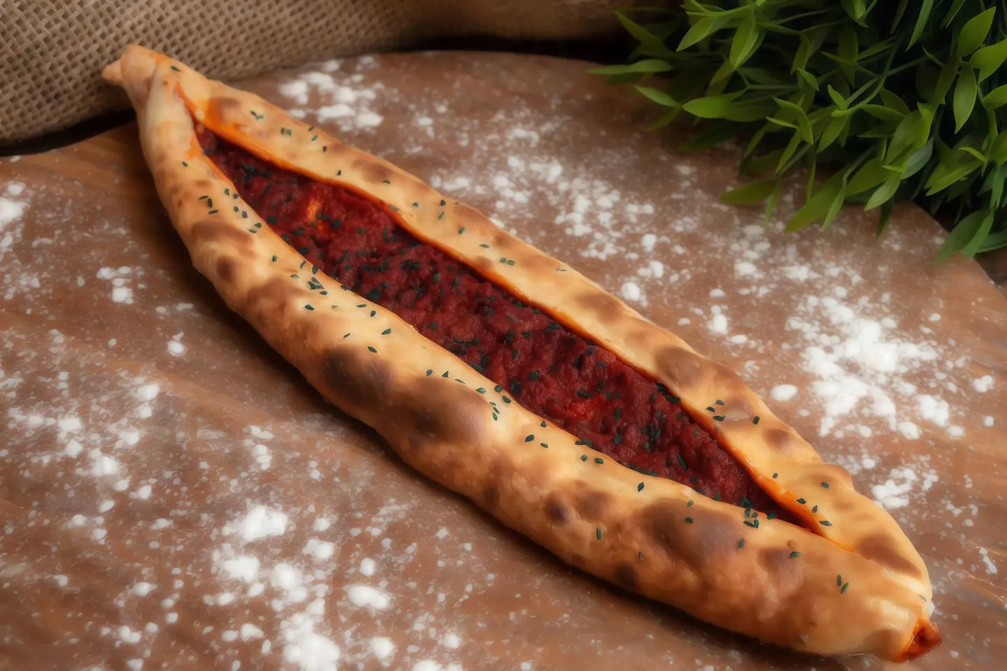 فطيرة محمرة بالجبن