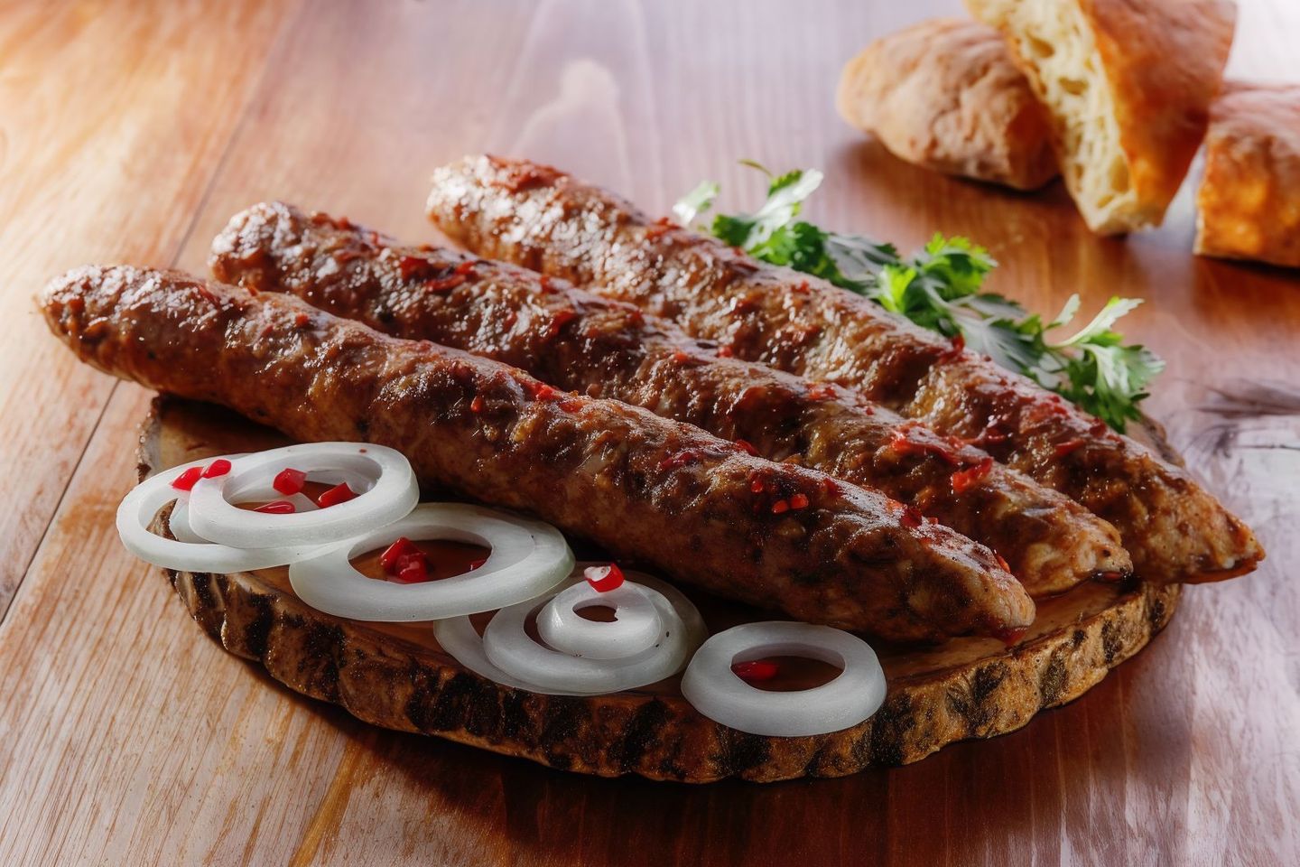 Meat Kebab For One Person