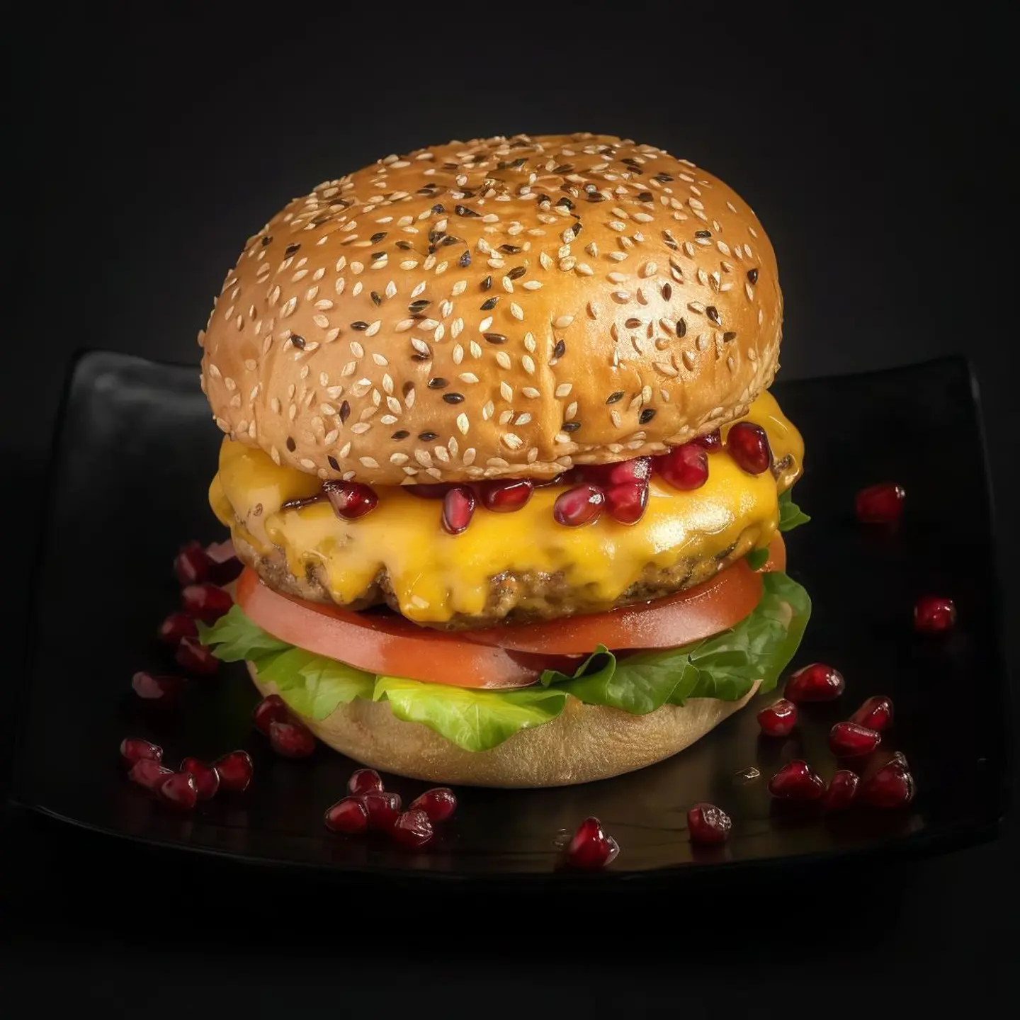 Pomegranate Burger