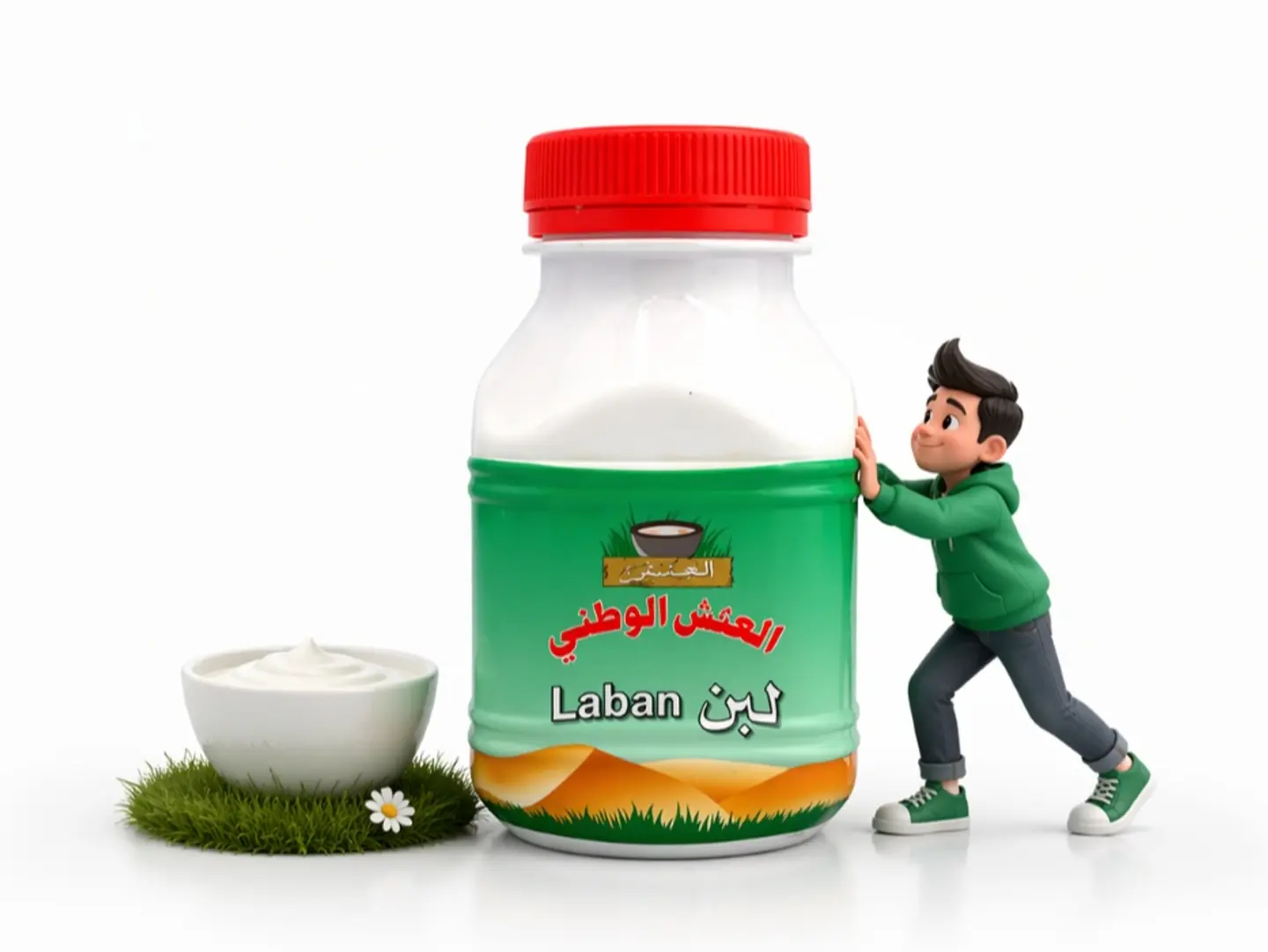لبن العتش
