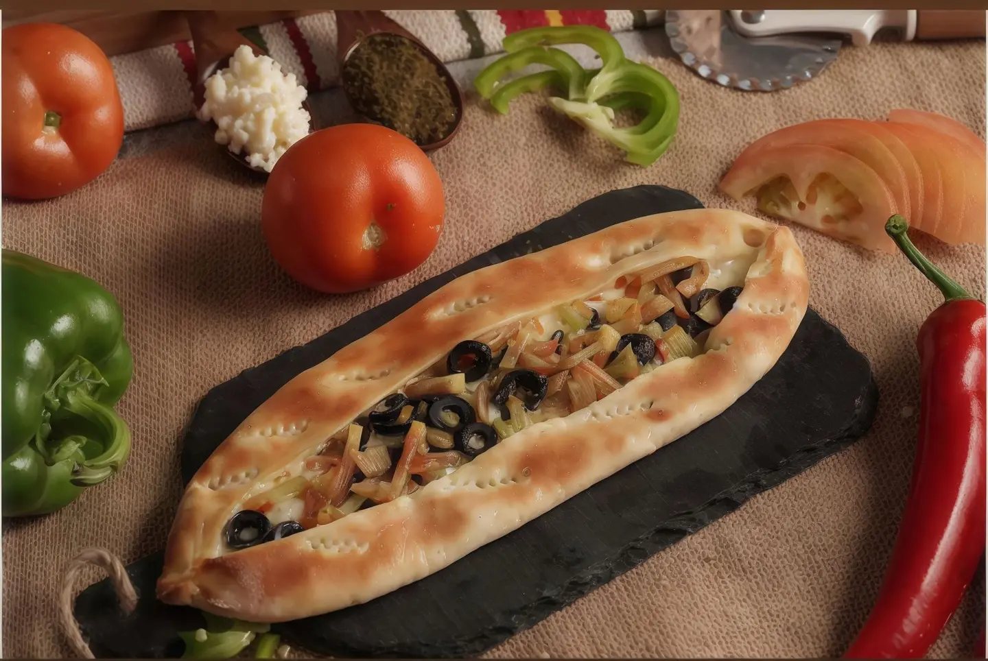 جبن بالزيتون