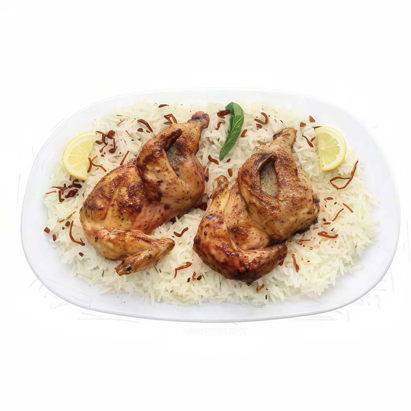 Whole Chicken Madbi With Rice