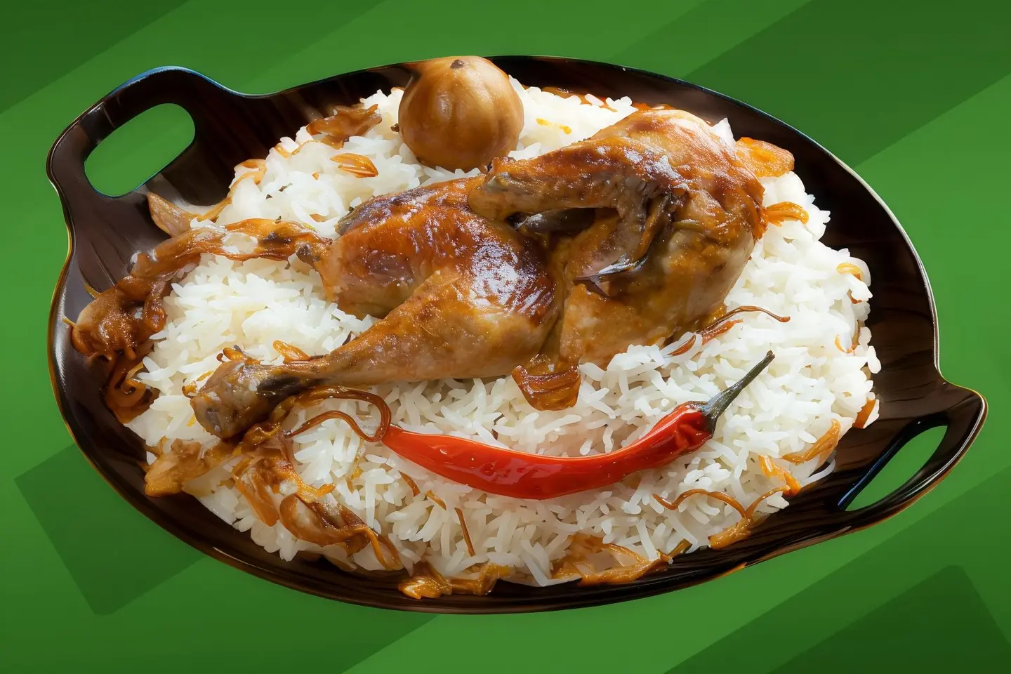 رز شعبي مع دجاج - نصف حبة