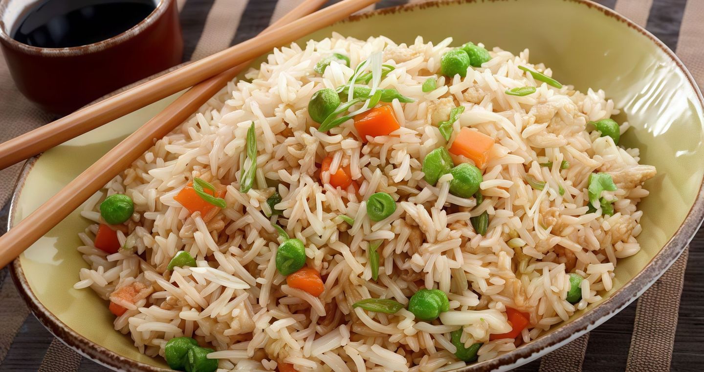 أرز صيني بالدجاج
