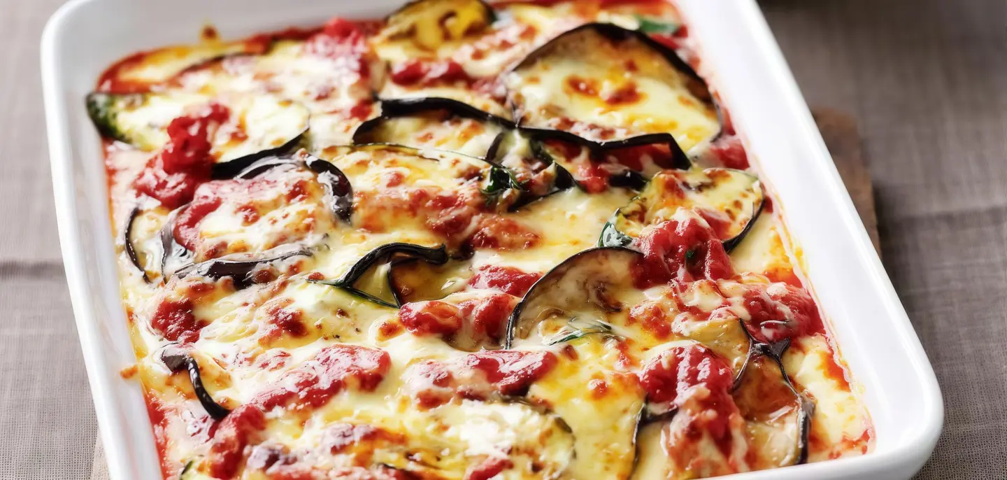 A Tray Of Mousagah With Bechamel