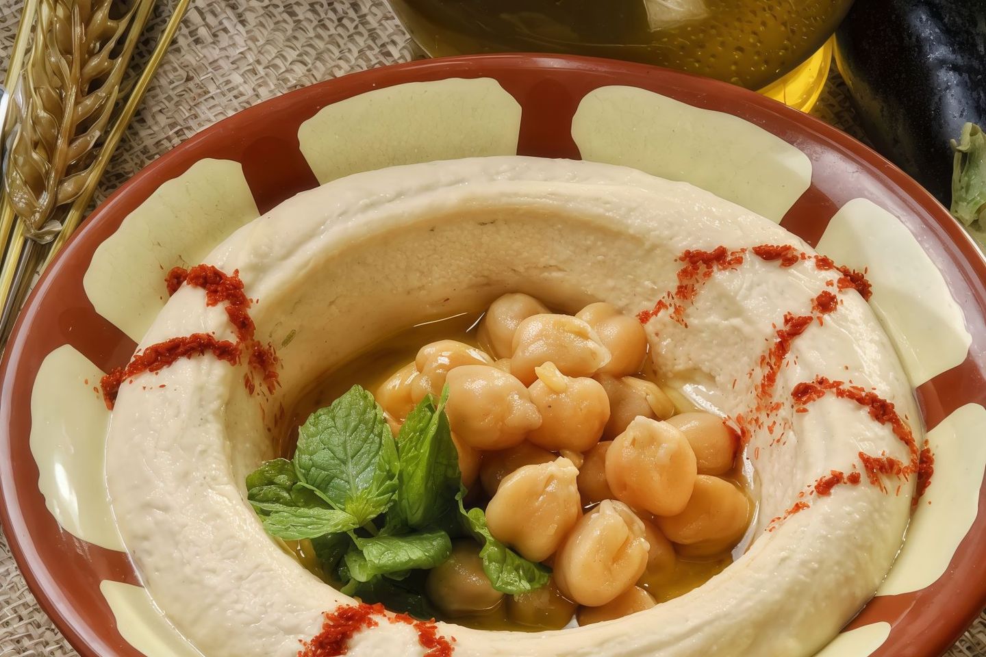 2 Large Hummus Platter With 20 Pisces Falafel