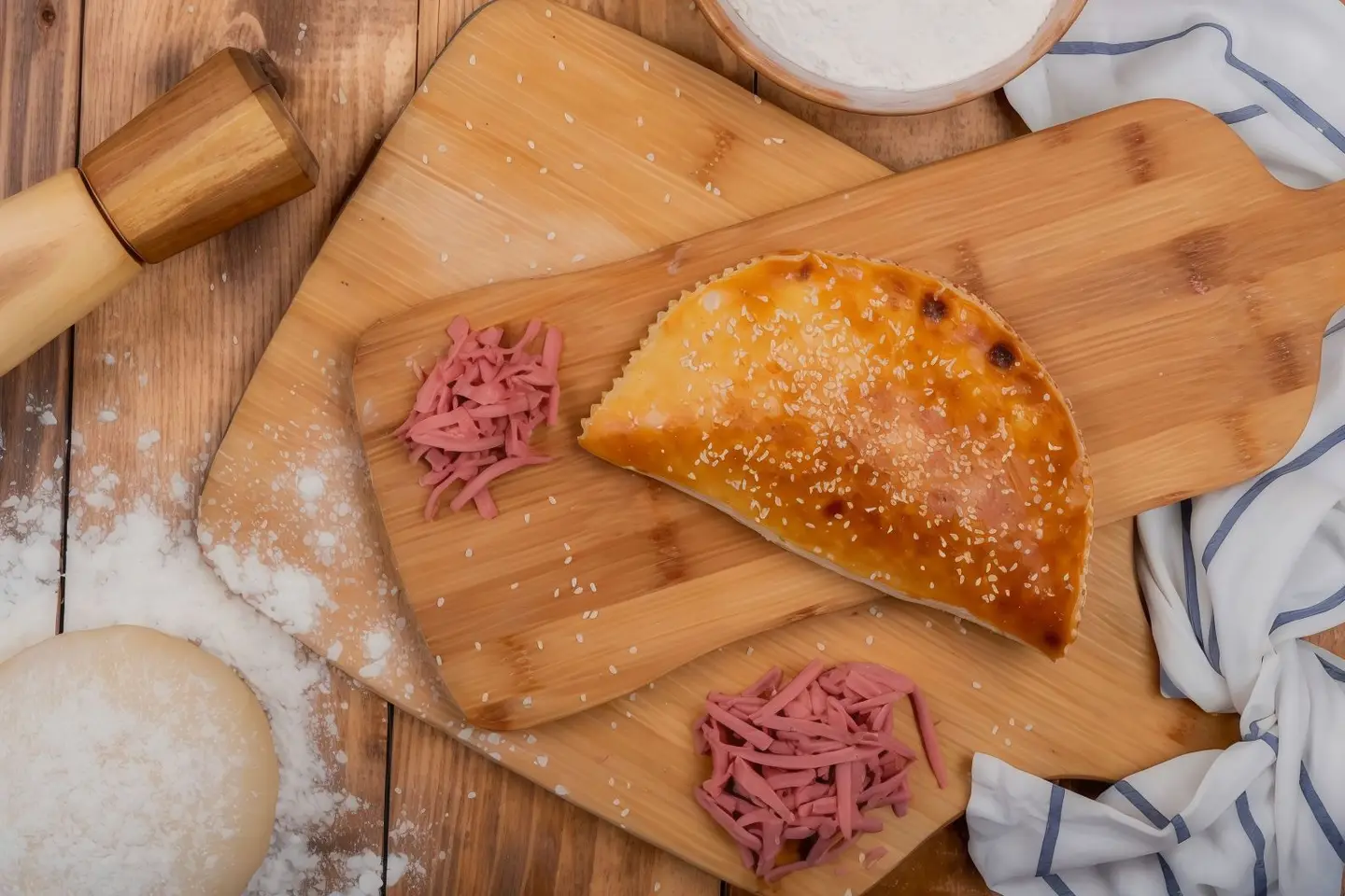 Cheese Barak With Mortadella