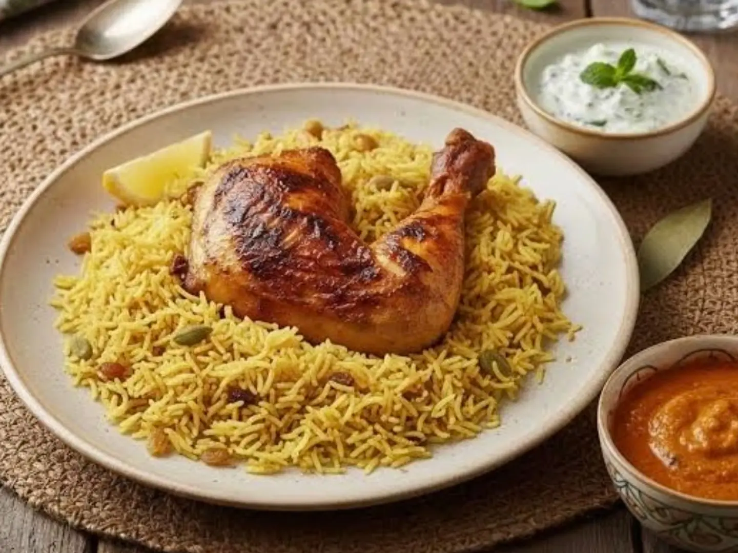 ربع دجاج محمر او فرن