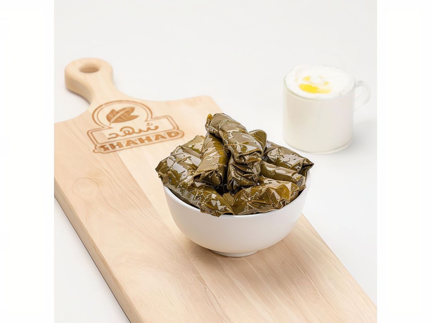 ورق عنب محشي لبنة جرشية