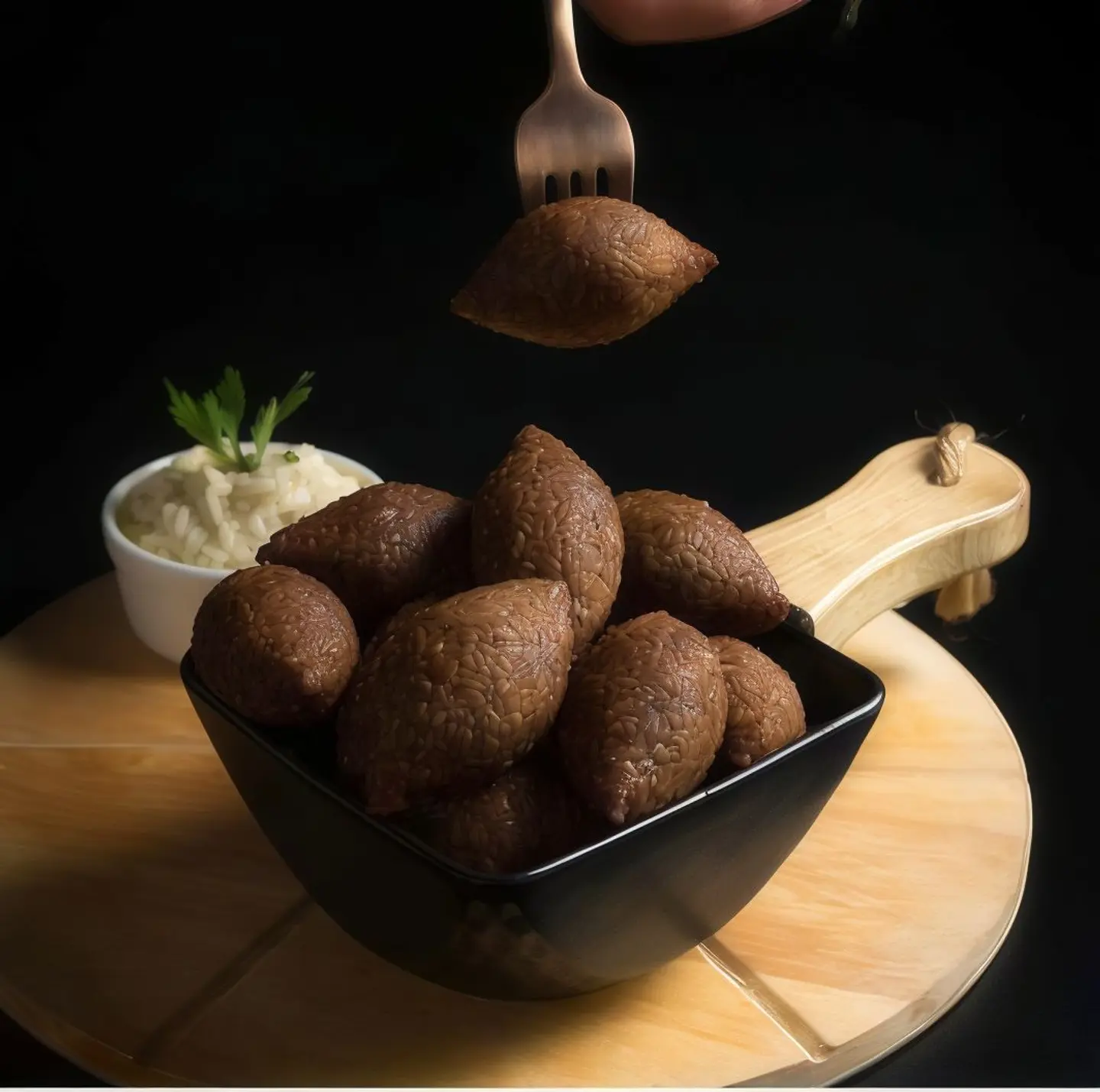 كبة الأرز الحساوي بالصنوبر جاهز