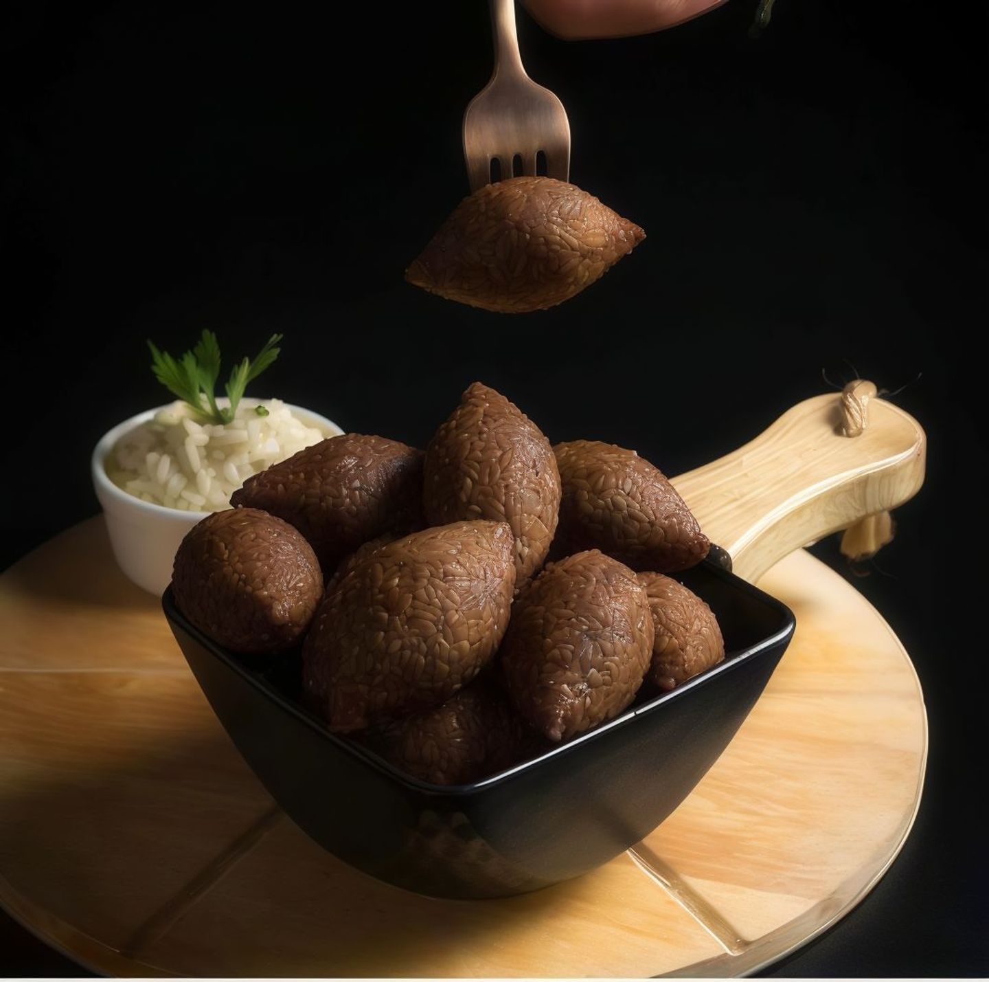 كبة الأرز الحساوي بالصنوبر جاهز