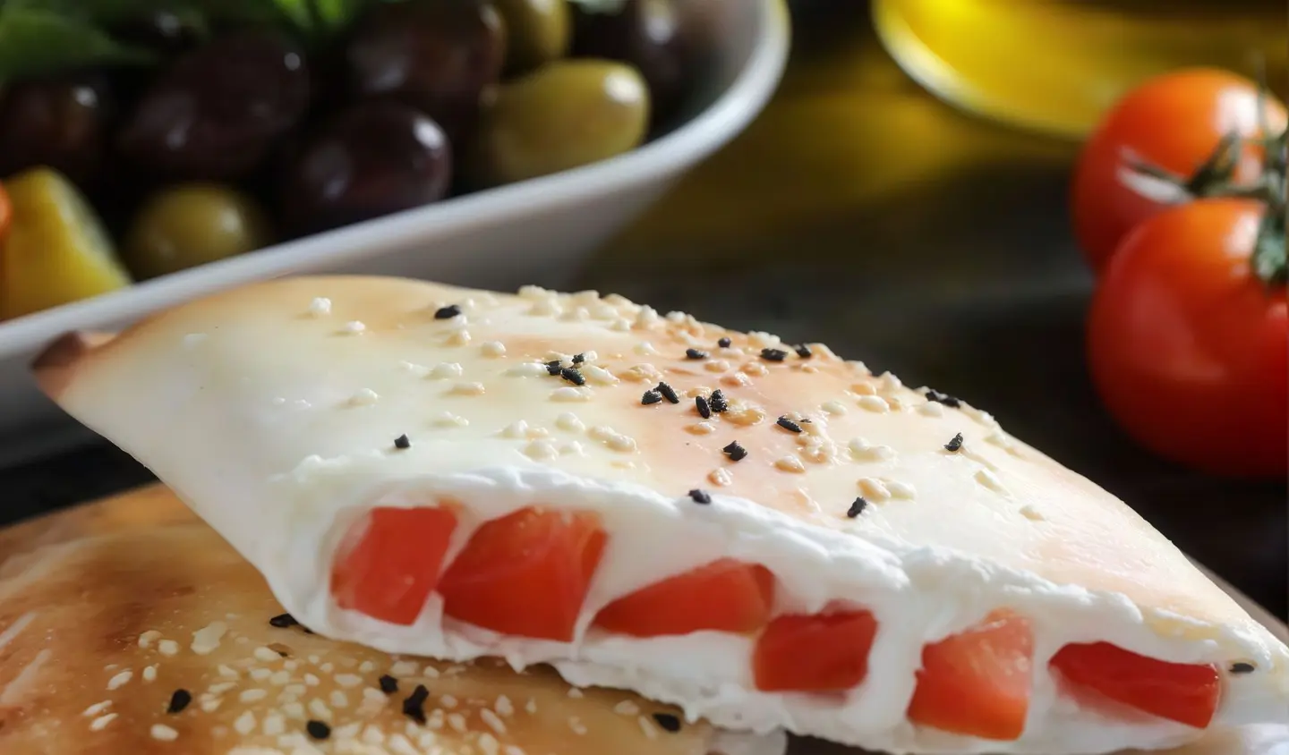 لبنة بالطماطم