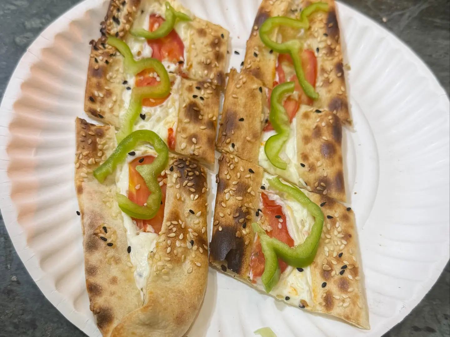 Labneh And Bell Pepper