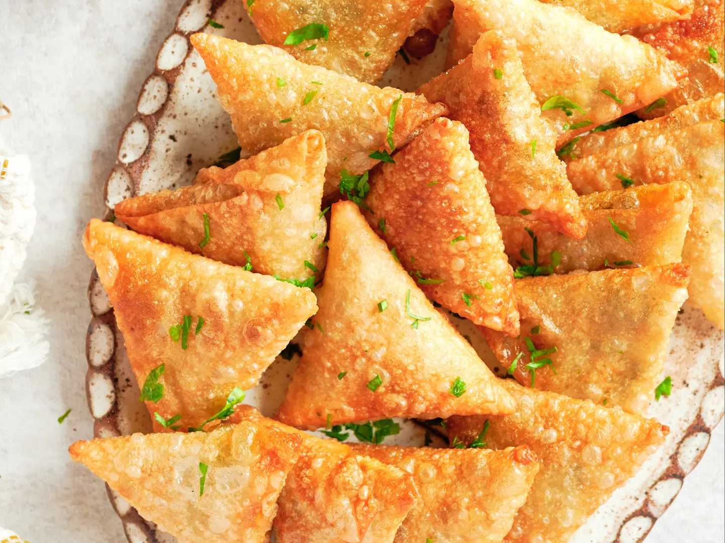 سمبوسة لحم طازج