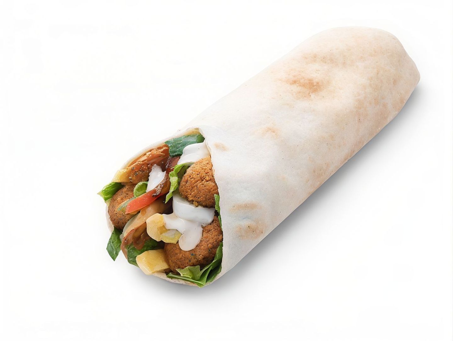 Falafel Saj Sandwich