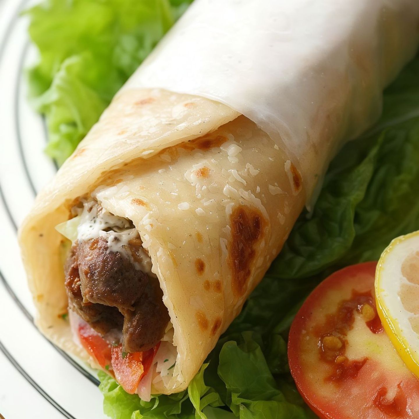 Seekh Kabab Cheese Roll