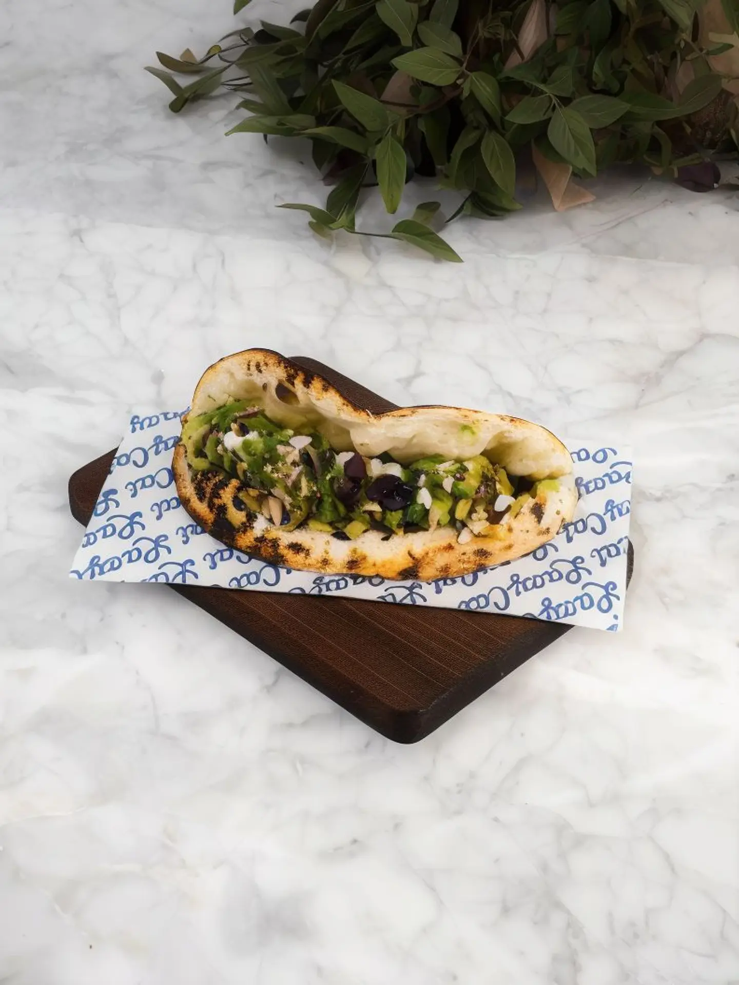 Avocado Folded Bread