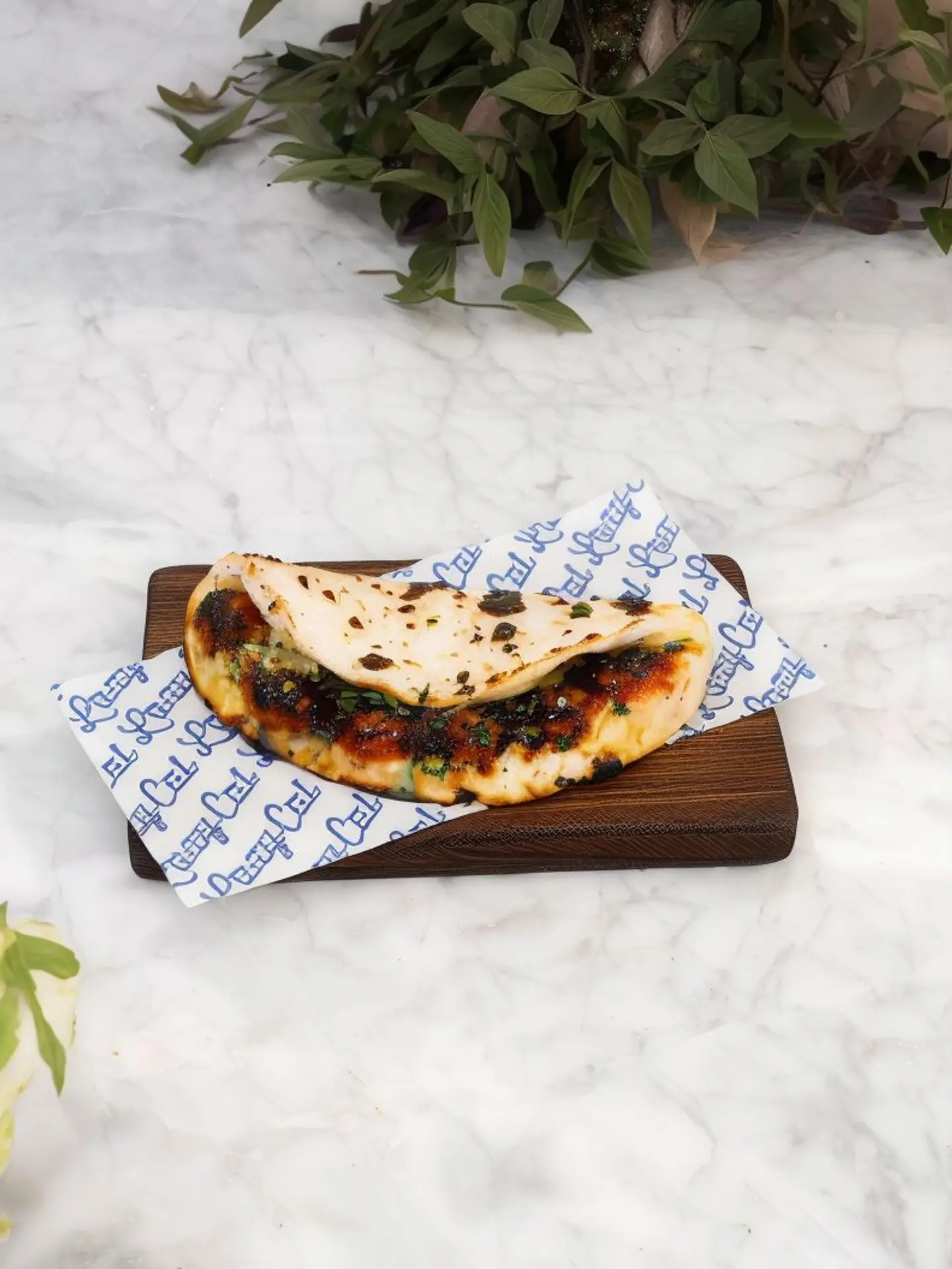 Halloumi Folded Bread