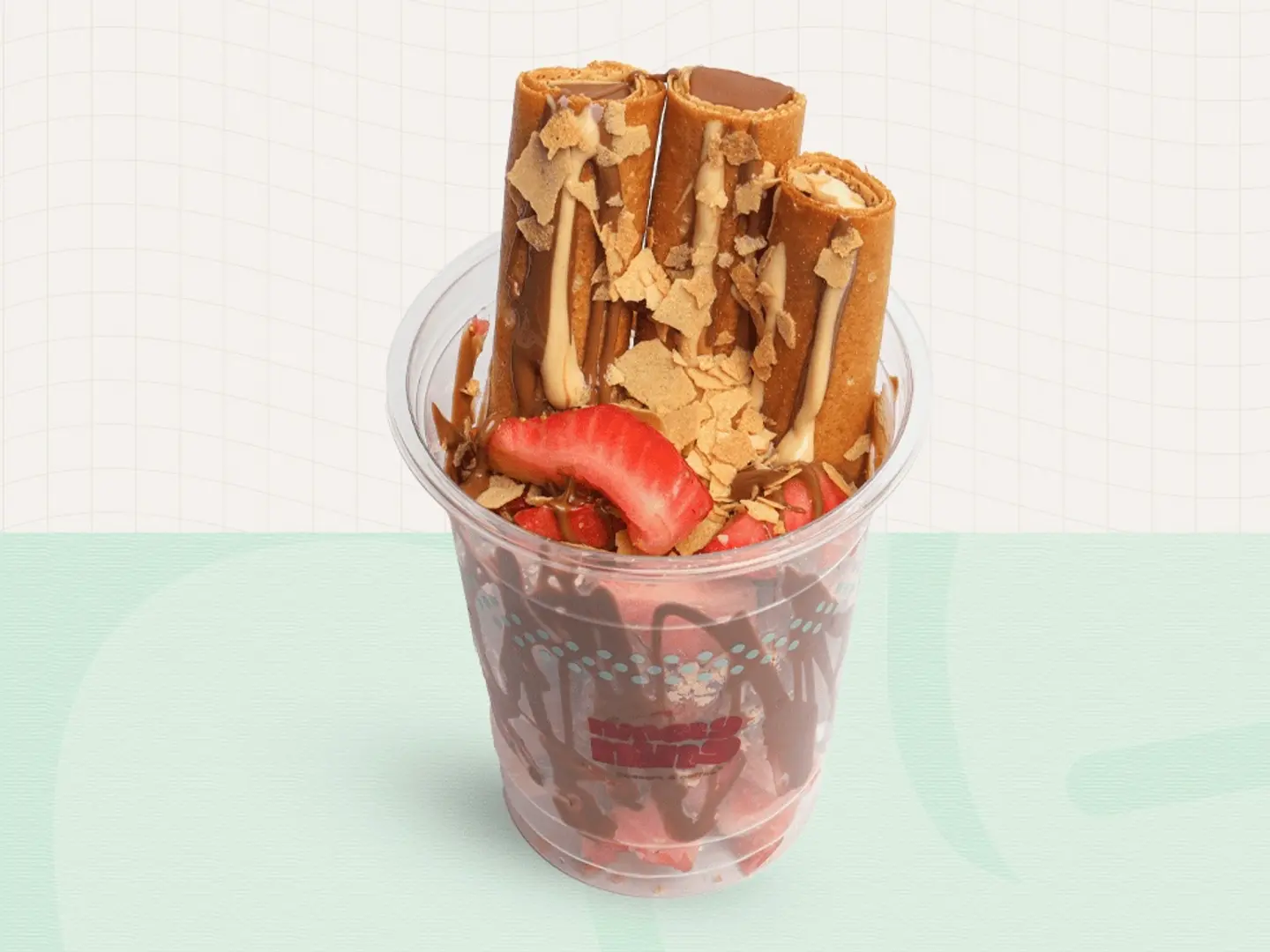 اصابع الكندر مع قطع الفروالة بصوص الجالكسي البلجيكي