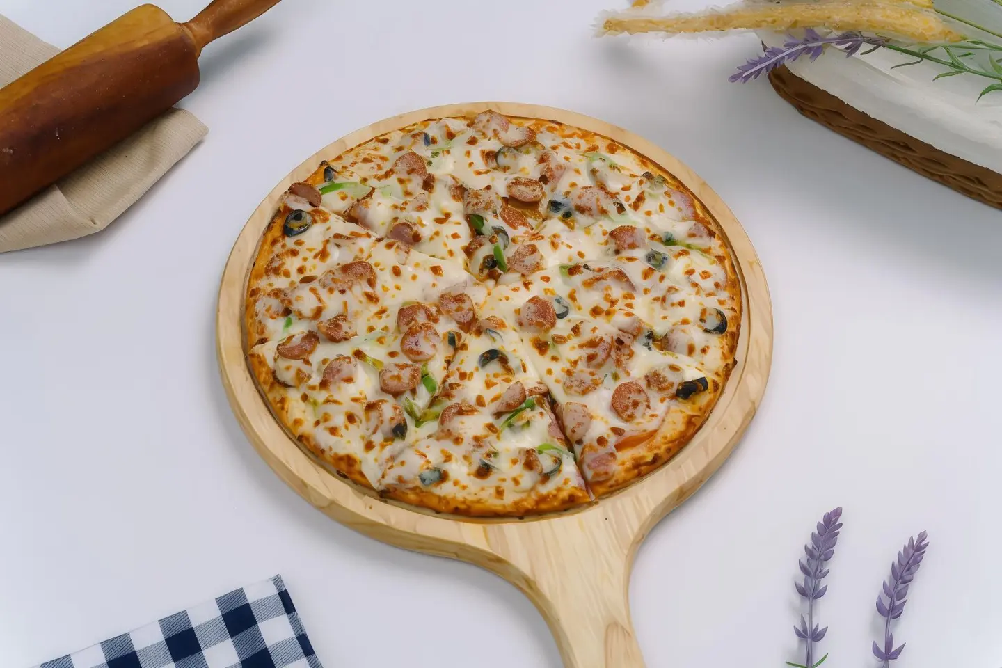 Hot Dog Pizza Medium