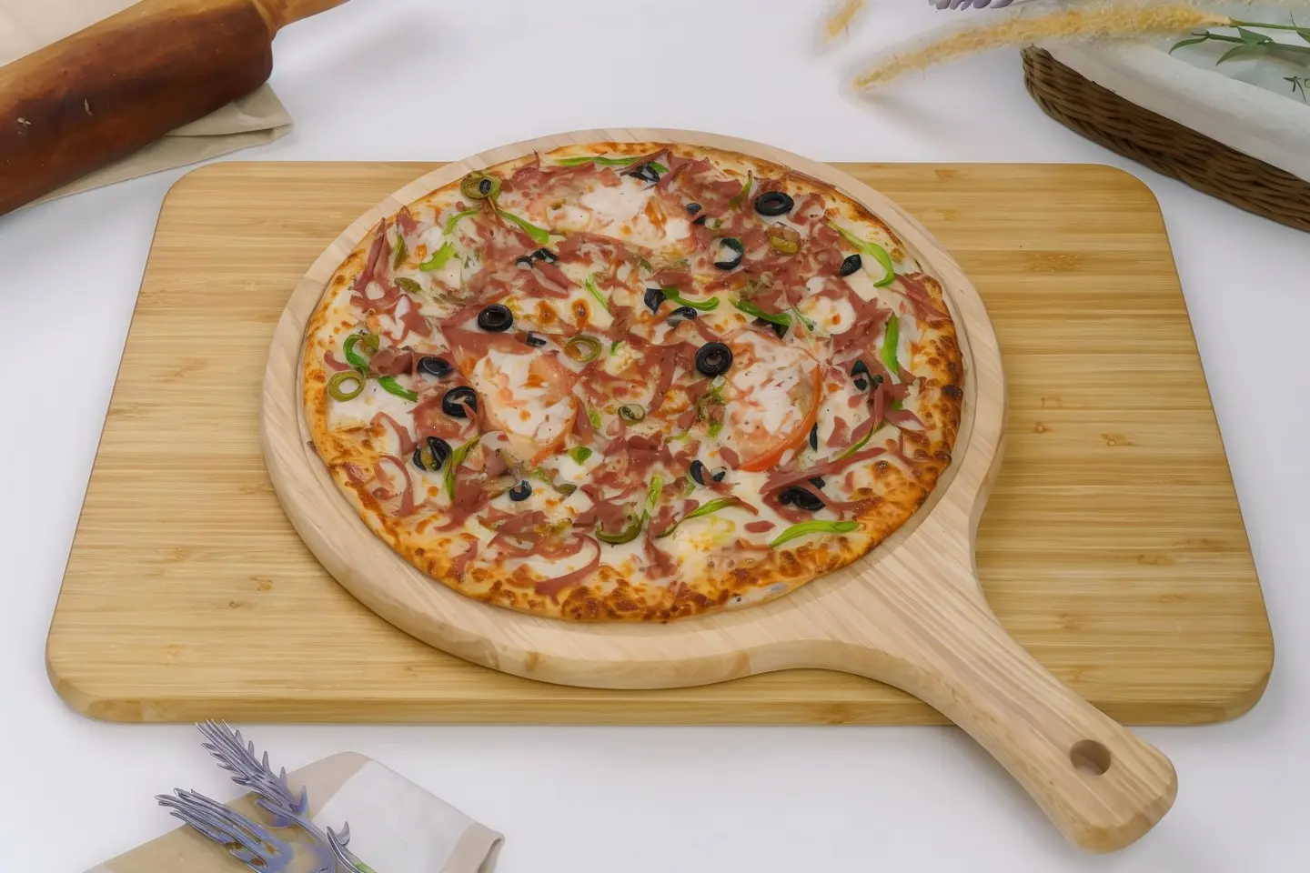 Mortadella Pizza Medium