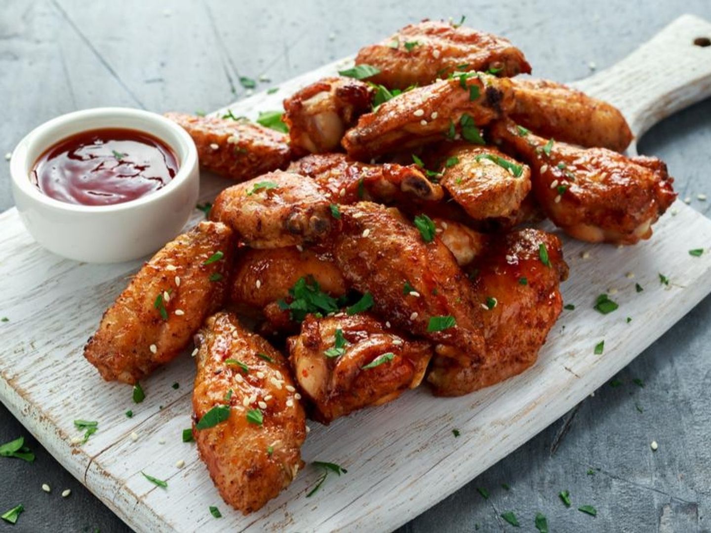 Chicken Wings With Barbecue Sauce