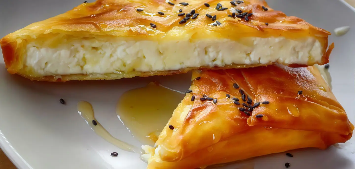 فطيرة لبنة و عسل