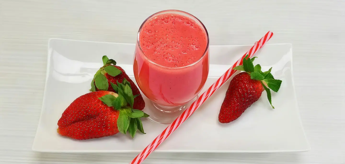 عصير فراولة