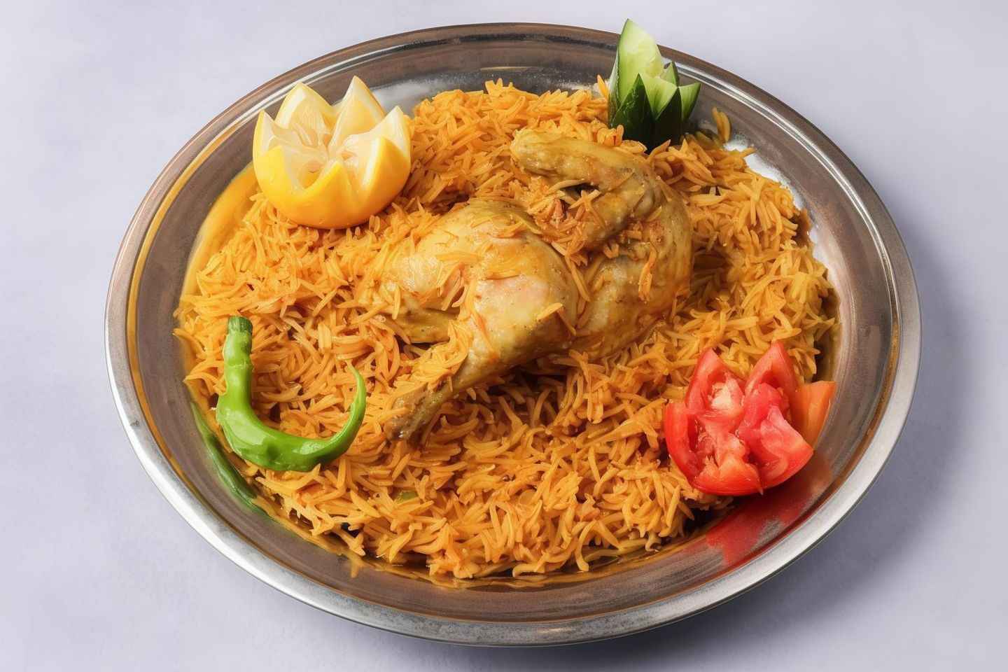 نصف حبة دجاج مضغوط