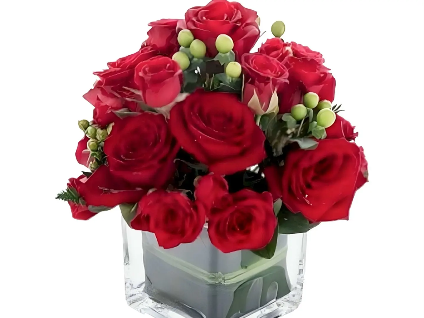 مزهرية حمراء