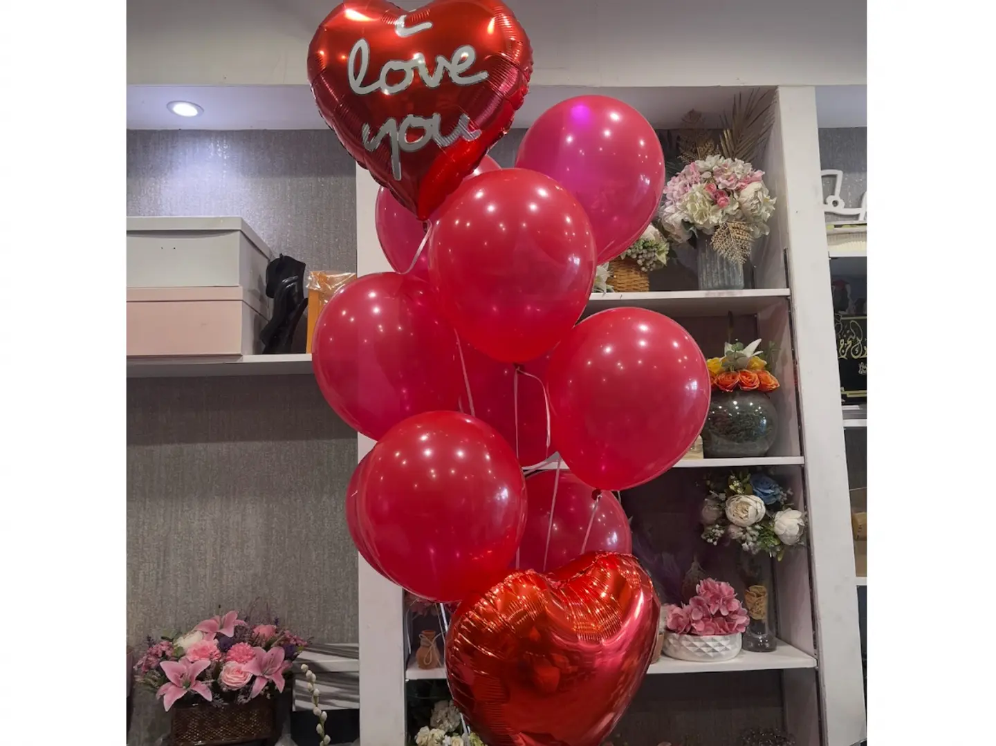 باقة الحب بالون