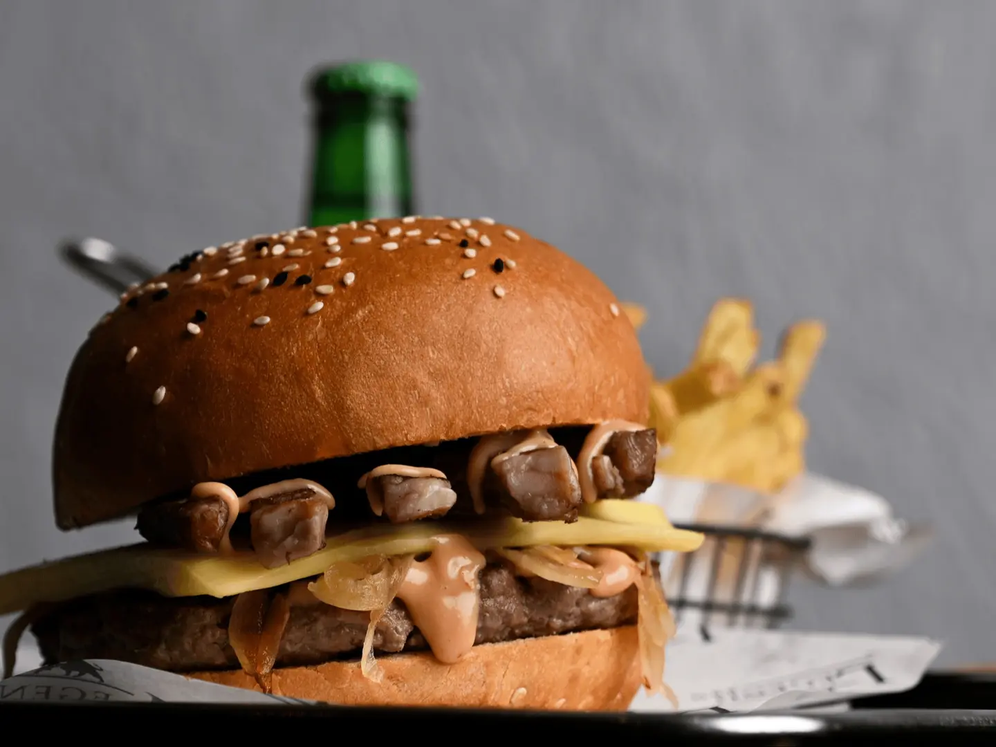 Steak Filet Burger Meal