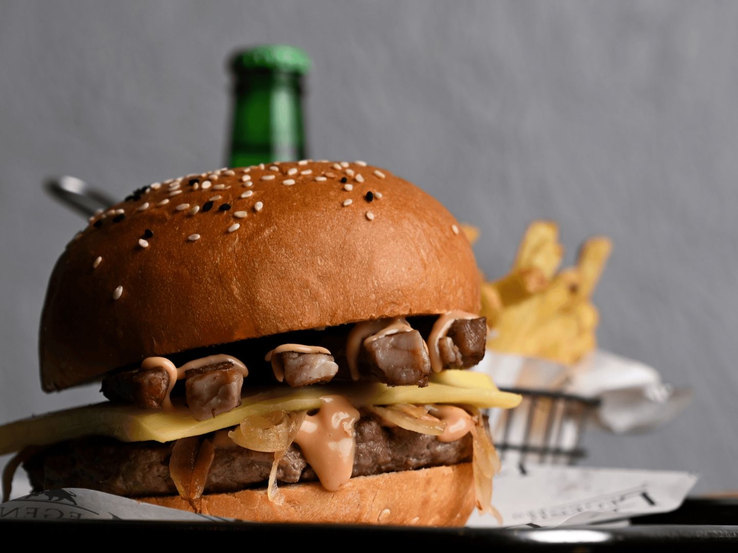 Steak Filet Burger Meal