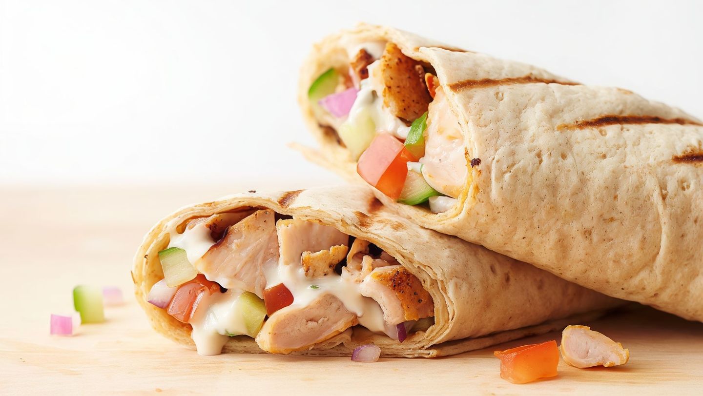 Biscuit Chicken Shawerma Sandwich