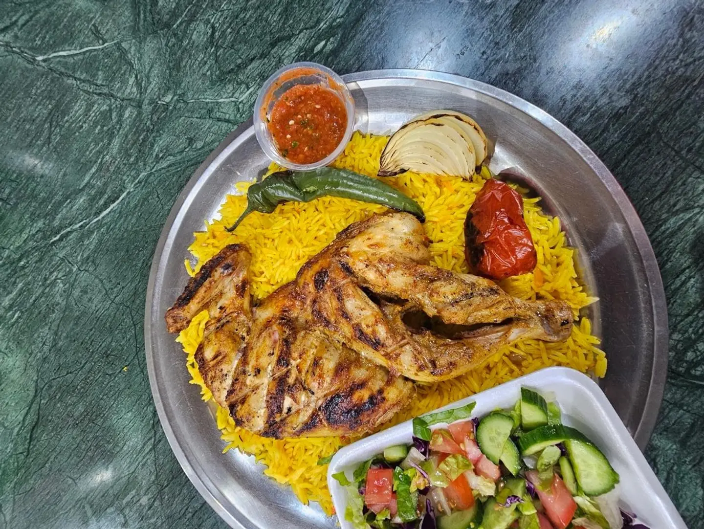 دجاج على الفحم