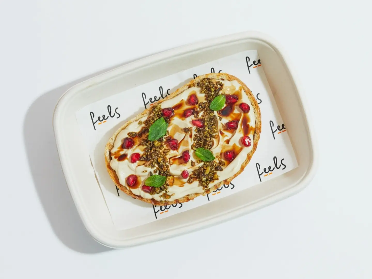 توست اللبنة النباتية