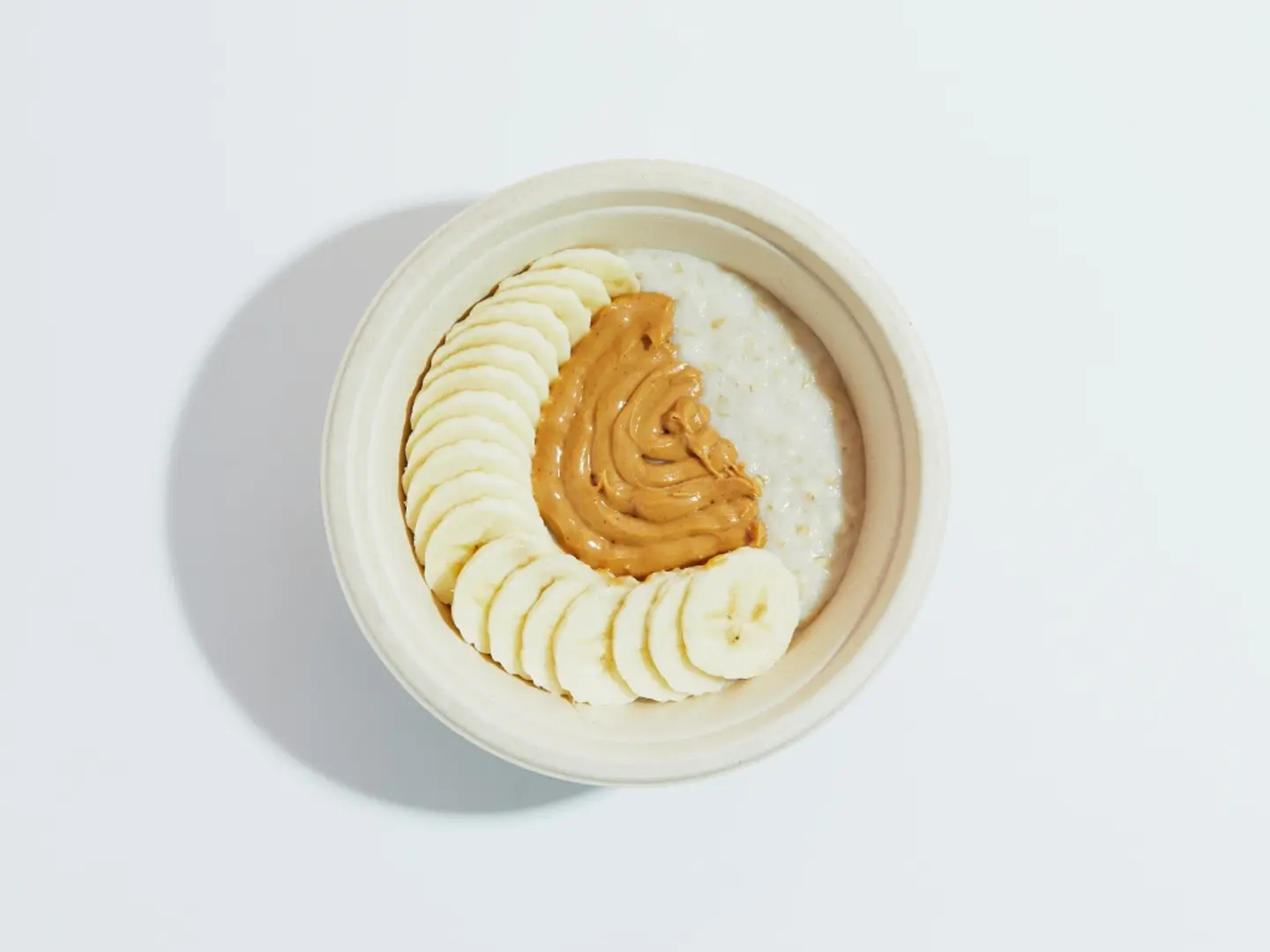 شوفان مع حليب اللوز