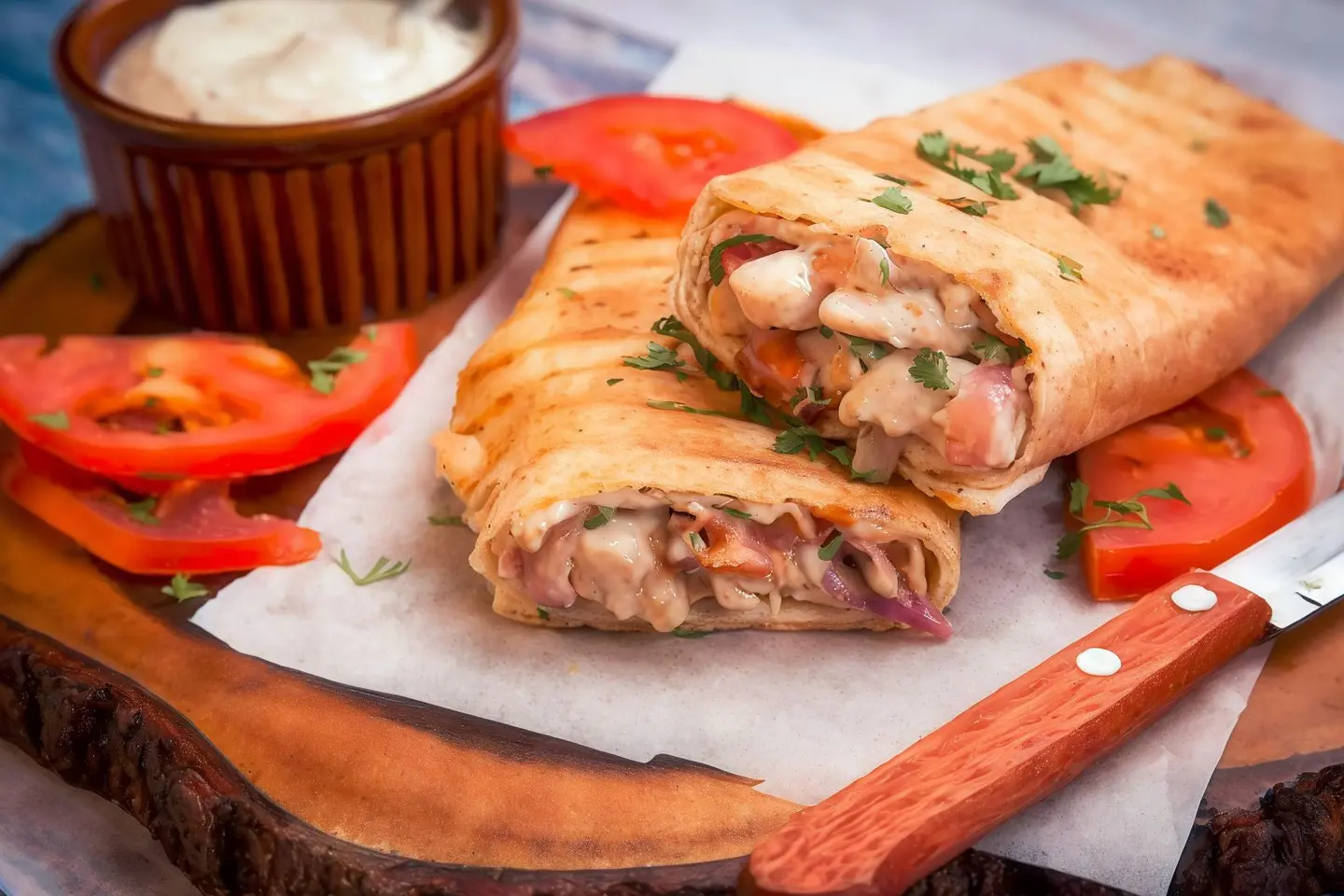 Samoli Shawarma With Cheese