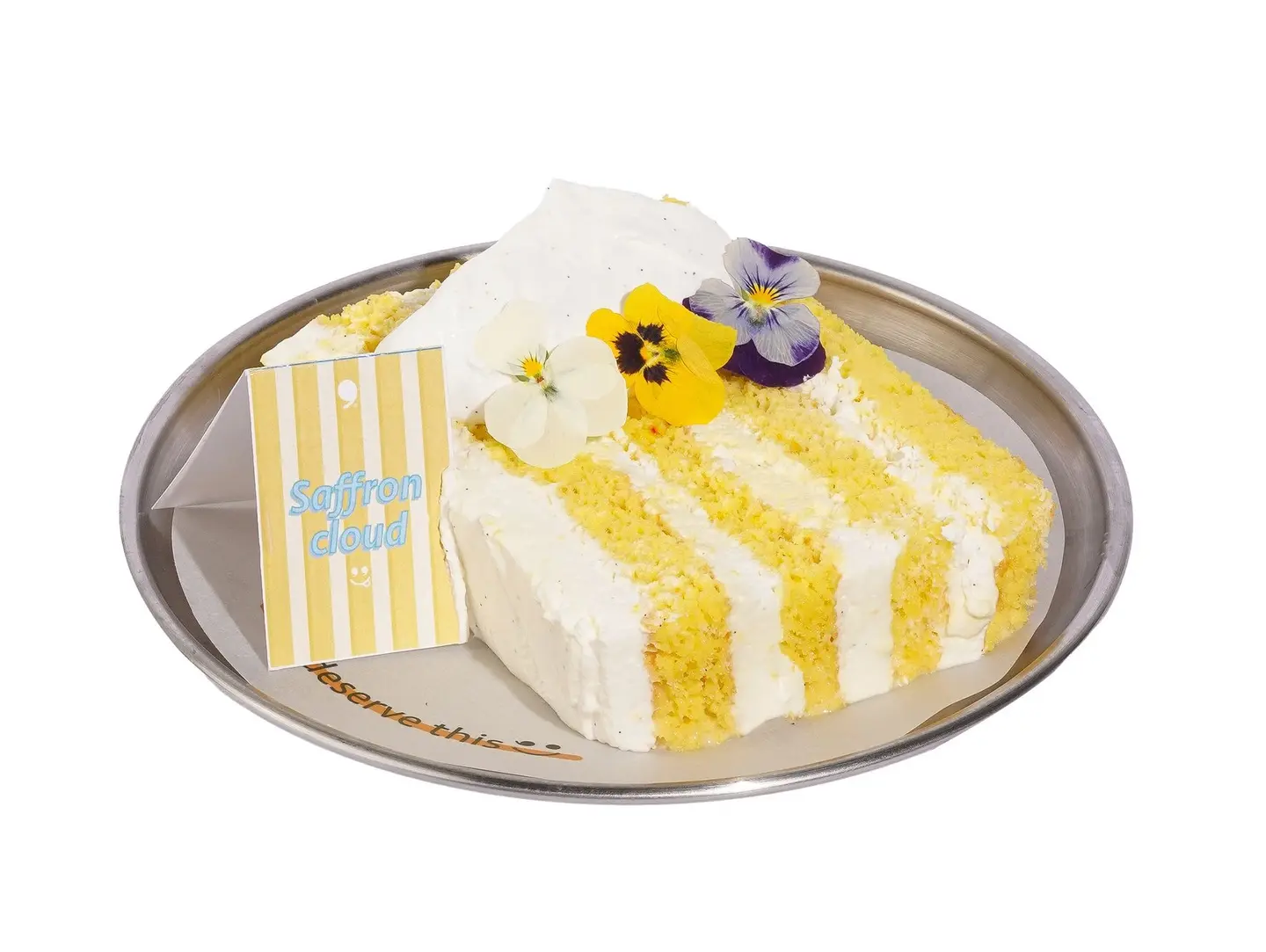 Saffron Cloud Cake
