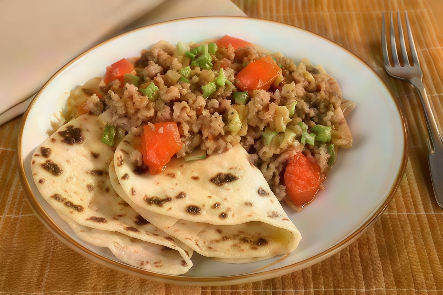 شباتي لحم مفروم