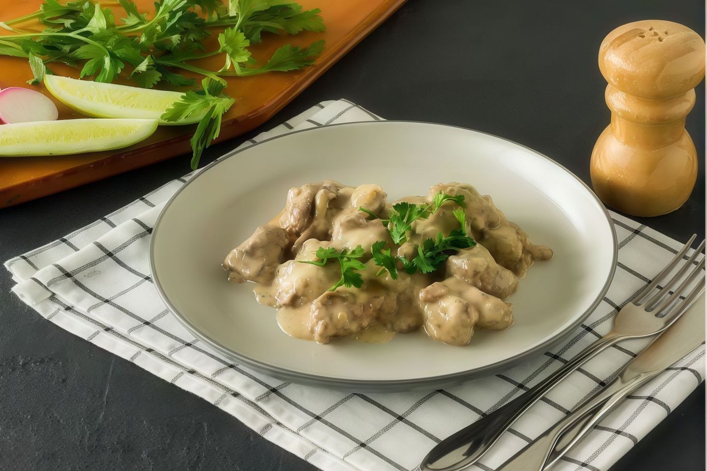 صحن كبدة بالجبن