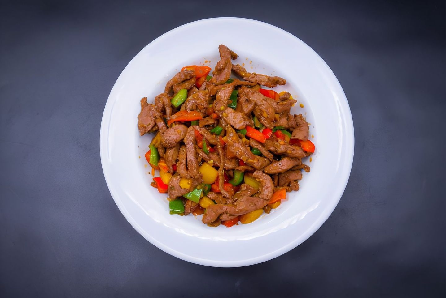 Liver With Salad Or Pickles
