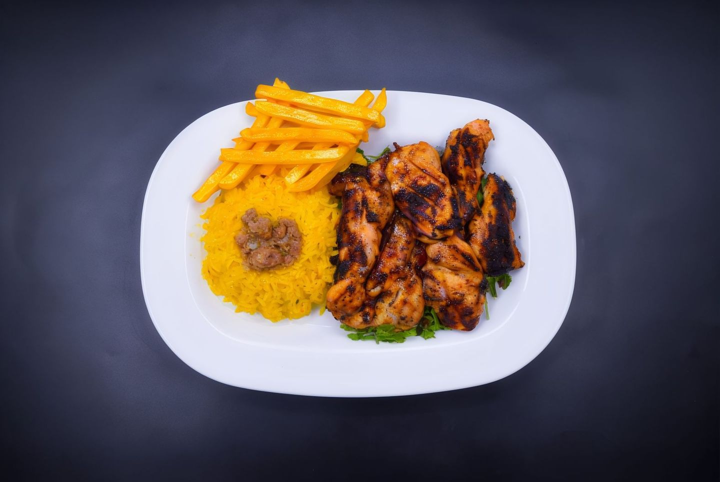 Half Chicken Charcoal Shish